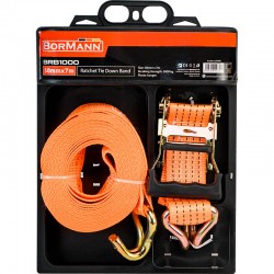 BORMANN Pro BRB1000 Ιμάντες Πρόσδεσης Καστάνιας 50mm x 7m,Αντοχή 3Ton