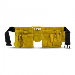 BORMANN BTB2000 Ζώνη Εργαλείων, Δερμάτινη,με 10 Θήκες