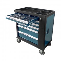 BORMANN Pro BWR7600SET Εργαλειοφορέας 6 Συρτάρια Πλαϊνό Ντουλάπι Και 120 Εργαλεία Cr-V