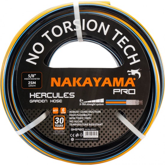 NAKAYAMA Pro GH5910 Λάστιχο Hercules 6 Επιστρώσεις 50m 1/2