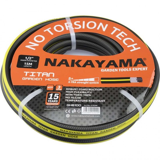 NAKAYAMA PRO GH6500 Λάστιχο Titan 3 Επιστρώσεις 24m 5/8