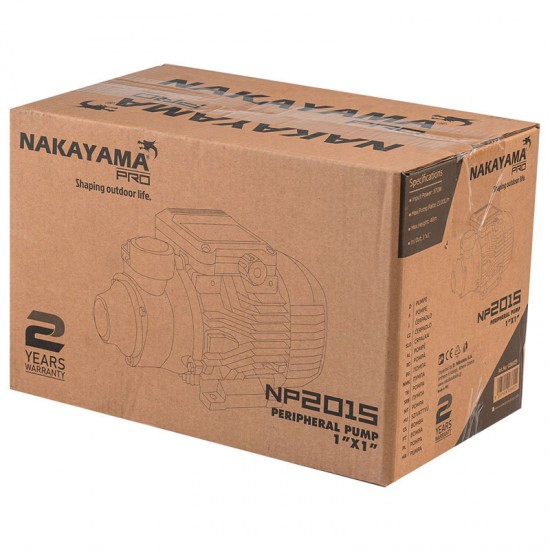 NAKAYAMA Pro NP2015 Αντλία Περιφερειακή,370W