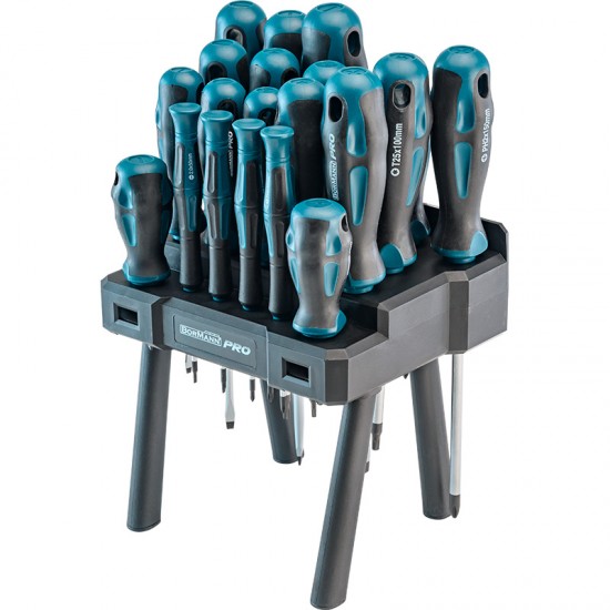 BORMANN Pro BHT1665 Σετ 20τεμ Κατσαβίδια (7xSL, 5xPH, 4xTorx & 4xPrecision),S2