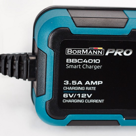 BORMANN Pro BBC4010 Φορτιστής-Συντηρητής Μπαταρίας Αυτοκίνητου 6/12V - 3.5A
