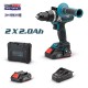 BORMANN Pro BBP5140 Δραπ/βιδο Κρουστικό Brushless 20V, 70Nm, Li-Ion, με 2 Ταχύτητες, 2x2Ah & Bαλίτσα