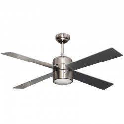 BORMANN Elite BFN6110 Ανεμιστήρας Οροφής 70W, Διαμέτρου 120cm, Ασημί με Τηλχειριστήριο & Φως