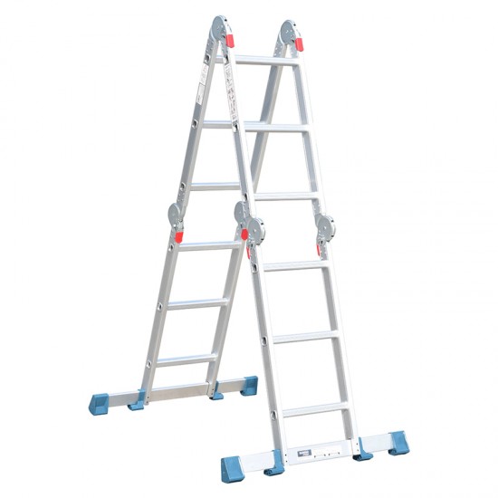 BORMANN Pro BHL5040 Σκάλα Πολυμορφική Αλουμινίου, 4x3