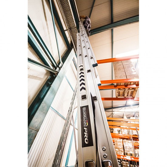 BORMANN Pro BHL5090 Σκάλα Τριπλή, 3X9 5.37m