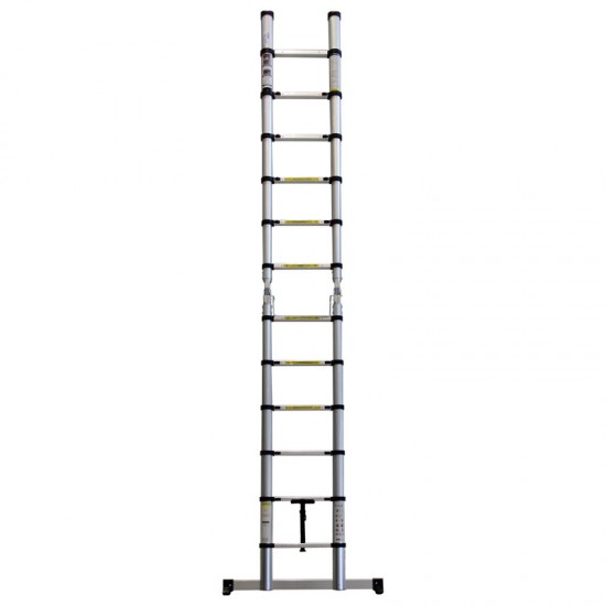 BORMANN Pro BHL5710 Σκάλα Τηλεσκοπική Αλουμινίου, 12 Σκαλιά
