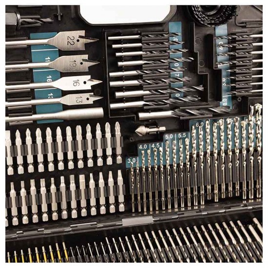 BORMANN Pro BHT1390 Σετ Τρυπάνια,Μύτες,Ποτηροτρύπανα & Καρυδάκια 246τεμ