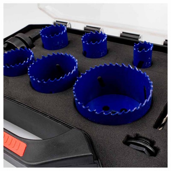 BORMANN Pro BHT1410 Σετ Ποτηροτρύπανα BI-METAL,8τεμ,20-68mm