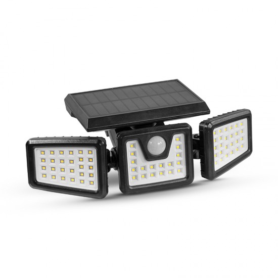 BORMANN BLF4000 Ηλιακός Προβολέας Led Ασφαλείας 6.5W, Ανιχνευτή Κίνησης