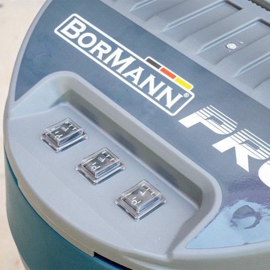 BORMANN Pro BVC7510 Σκούπα Υγρών-Στερεών 3x1000W Με Ανοξείδωτο Κάδο 80Lt