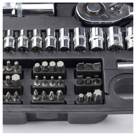 BORMANN Pro BHT5150 Καρυδάκια 1/2'' & 1/4'' 73τεμ