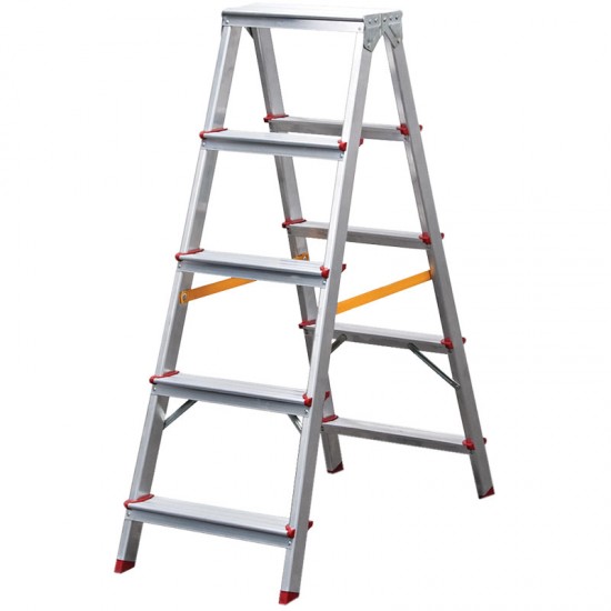 BORMANN Pro BHL9035 Σκάλα Αλουμινίου 2x4 Αντιολισθητικά Σκαλιά & Ιμάντες Ασφαλείας