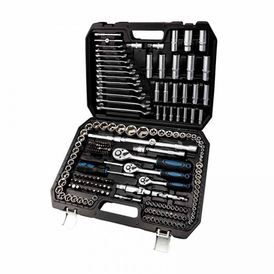 BORMANN Pro BHT5220 Καρυδάκια 1/2'', 1/4'' & 3/8'' Με Καστάνια 215τεμ