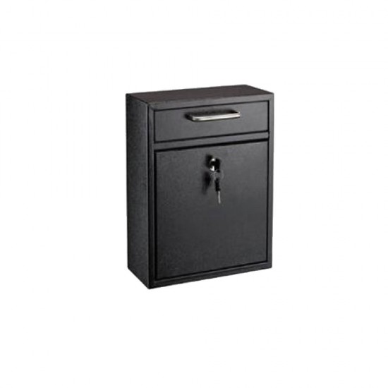 BORMANN BMB1103 Γραμματοκιβώτιο Μ27xΠ12xΥ30.5cm,Μαύρο