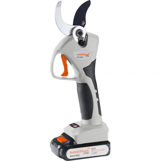 NAKAYAMA Pro EC1400 Ψαλίδι Κλάδου Μπαταρίας 21V, Brushless, Διπλή Κοπή 0-30mm/0-40mm,970gr