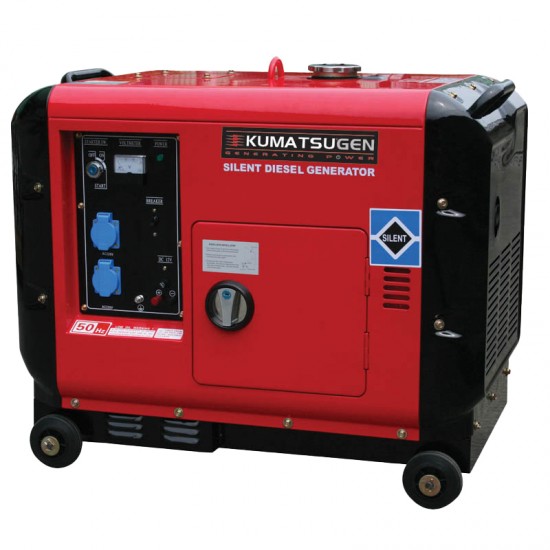KUMATSUGEN GP8000MAT Γεννήτρια Πετρελαίου Τριφασική, AVR,6.6Kva
