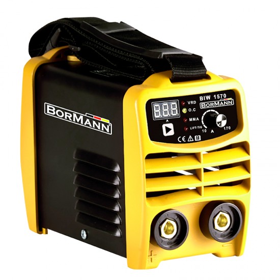BORMANN BIW1570 Ηλεκτροκόλληση Inverter 170A,Απόδοση 170Α/45%,Ψηφ.Οθόνης,Μεγ.Ηλεκτρόδιο 4mm
