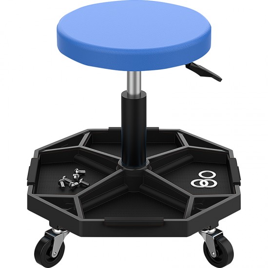 BORMANN Pro BWR5232 Κάθισμα Συνεργείου Πτυσσόμενο Με Θήκη Εργαλείων, 37-52cm