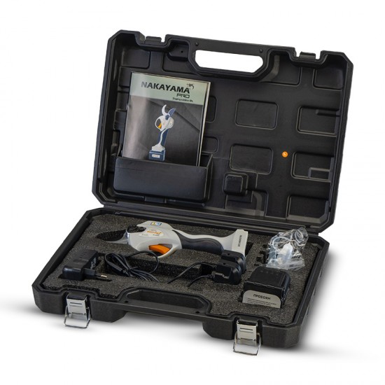 NAKAYAMA Pro EC1350 Ψαλίδι Κλάδου Μπαταρίας 16.8V, Brushless,Προοδευτική Κοπή 0-25/0-32mm, 740gr