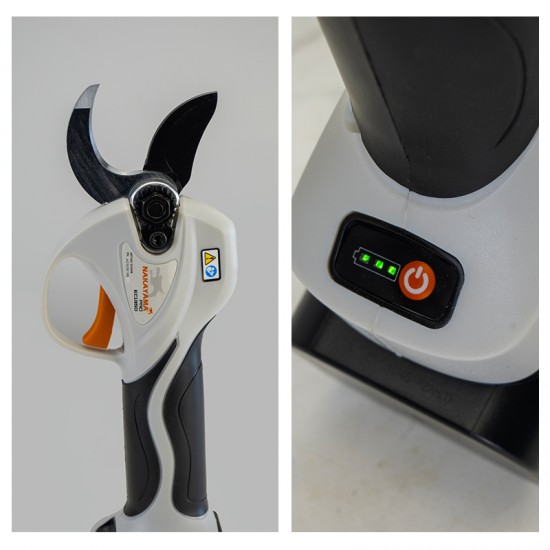 NAKAYAMA Pro EC1350 Ψαλίδι Κλάδου Μπαταρίας 16.8V, Brushless,Προοδευτική Κοπή 0-25/0-32mm, 740gr