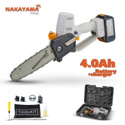NAKAYAMA Pro EC1550 Κλαδευτικό Αλυσοπρίονο Μπαταρίας  21V, Brushless, Li-Ion, Λάμα 20cm, 1500gr