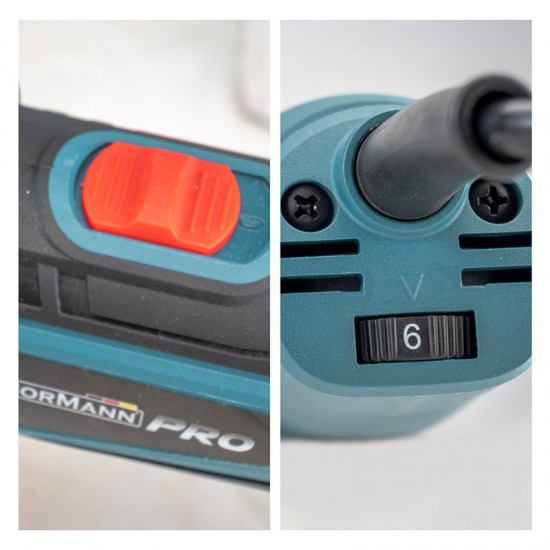 BORMANN Pro BCP3050 Αλοιφαδόρος Έκκεντρος 600W,50mm/75mm,2000-6800Rpm,με Προεκκίνηση