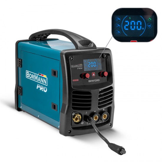 BORMANN Pro BIW1310 Ηλεκτροκόλληση MIG/MMA 200A,Gas/Νο Gas,1/3/5Kg (0,6-1mm)