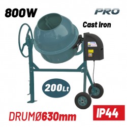 BORMANN Pro BMX2010 Μπετονιέρα Ηλεκτρική, 200Lt, 800W