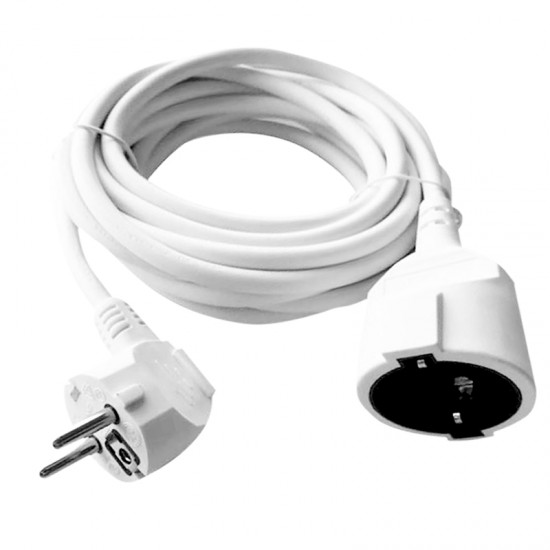 ΒΟRMANN BCR2205 Προέκταση Καλωδίου Σούκο 10m 3x1.5mm, Λευκή