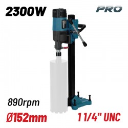 BORMANN Pro BDD1500 Καροτιέρα με Βάση 2300W,Φ152mm,890rpm,1 1/4''