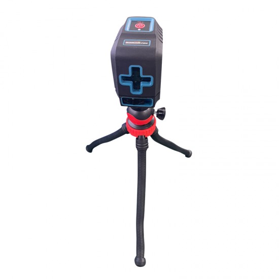 BORMANN Pro BDM6700 Αλφάδι Laser Σταυρού Red Line 15m, Σετ Με Εύκαμπτο Mini Τρίποδο 30cm
