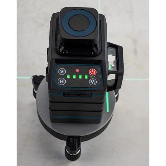 BORMANN Pro BDM6900 Αλφάδι Αυτορυθμιζόμενο Γραμμικό Laser, Πράσινης Δέσμης,3*360°,12 Γραμμές