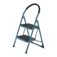 BORMANN Pro BHL6012 Σκαλοκάθισμα Μεταλλικό Heavy Duty, 2 Σκαλιά, Αντιολισθητικά με Αφρώδη Λαβή