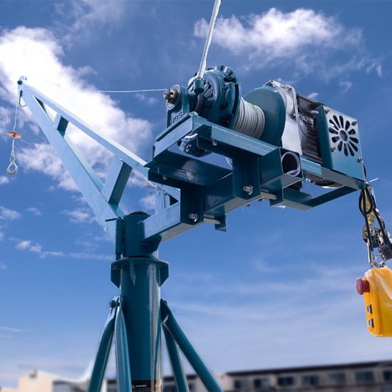 BORMANN Pro BPA6100 Ηλεκτρικό Παλάγκο (Γερανάκι) με Βάση,500kg,με Θερμικό Διακόπτη