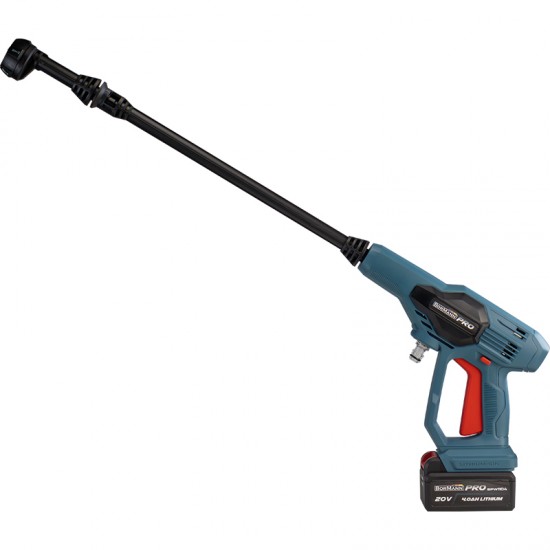BORMANN Pro BPW1100 Πλυστικό Μπαταρίας 25Bar,180Lt/H,1.7Kg,4Ah,Πιστόλι με 5 Λειτουργίες