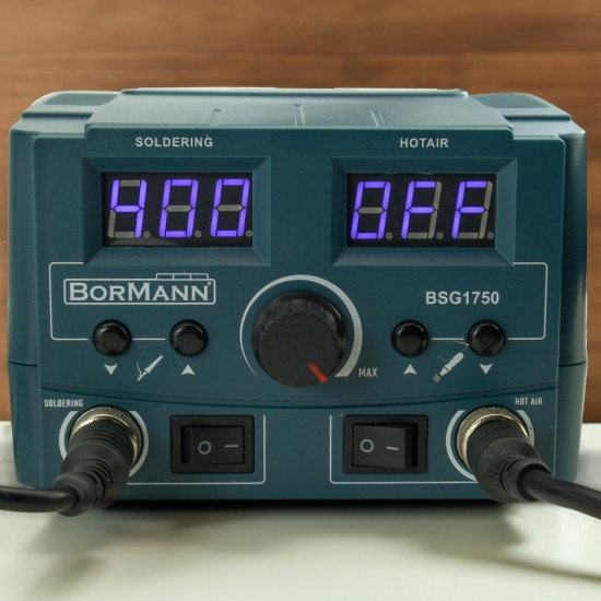 BORMANN BSG1750 Σταθμός Κόλλησης 750W με Ρύθμιση Θερμοκρασίας 100°C-480°C