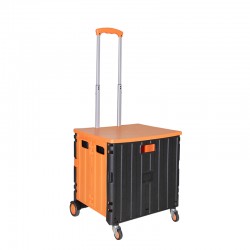 BORMANN BWB1304 Καρότσι Μεταφοράς Πλαστικό,Πτυσσόμενο με 4 Ρόδες & Ικάνοτητα Μεταφοράς Φορτίου 35Kg