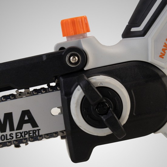 NAKAYAMA EC1200 Κλαδ Αλυσοπρίονο Μπατ 20V, Brushless,Λάμα 20cm, 1,3kg, 1/4