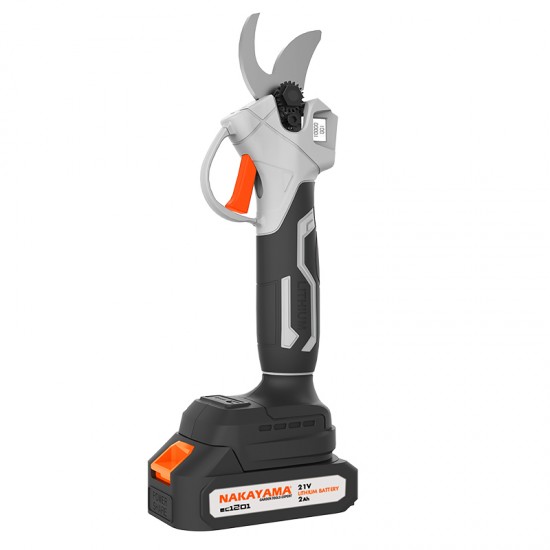 NAKAYAMA EC1250 Ψαλίδι Κλάδου Μπαταρίας 21V,Brushless,0-22/28mm, 1kg 2x2Ah Li-Ion, Βαλίτσα