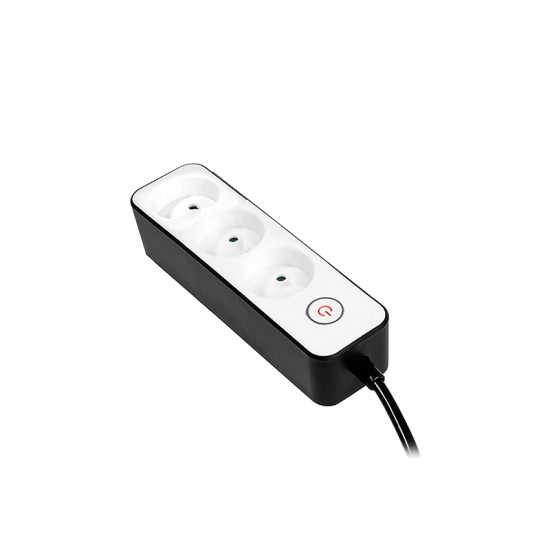 BORMANN BCR1010 Πολύμπριζο 3 Θέσεων,3x1.5mm με Διακόπτη