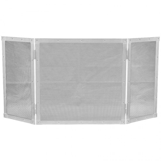 BORMANN Elite BFT1030 Σίτα Τζακιού Τρίφυλλη 51x102cm, Ασημί