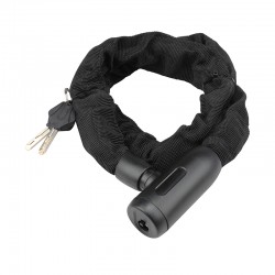 BORMANN Pro BLK1340 Αντικλεπτική Αλυσίδα Μοτοσυκλέτας 100cm, Πάχος 10mm,με Κλειδαρία και Επένδυση