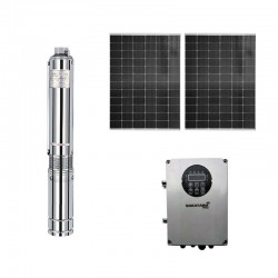 NAKAYAMA Pro NP2220 Αντλία Νερού με Φωτοβολταικό 48W,400W, Mέγιστο Μανομετρικό 55m,Σετ 2 Πάνελ 700W