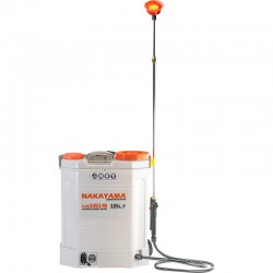 NAKAYAMA NS1619 Ψεκαστήρας Πλάτης Μπαταρίας 12V,8Ah,16Lt με Ανοξείδωτο Τηλεσκοπικό Αυλό