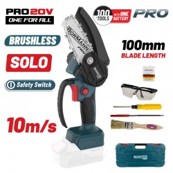 BORMANN Pro BBP3914C Κλαδ Αλυσοπρίονο Μπαταρίας 20V,Brushless, Λάμα 10cm, 825gr,1/4