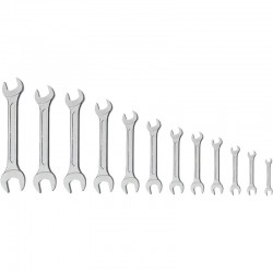 BORMANN Pro BHT7468 Γερμανικό Κλειδί Σετ 12τμχ (06x07 ΕΩΣ 30x32), CRV, DIN 3110