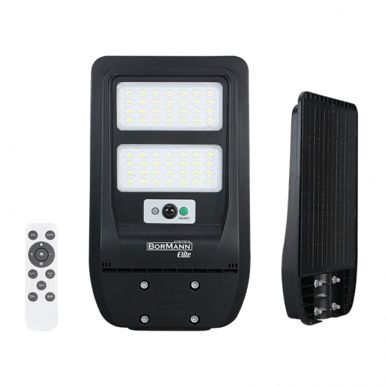 BORMANN BLF3200 Ηλιακό Φωτιστικό Δρόμου Led 200W, Αδιάβροχο, με Φωτοβολταϊκό Πάνελ Ενσωματωμένο